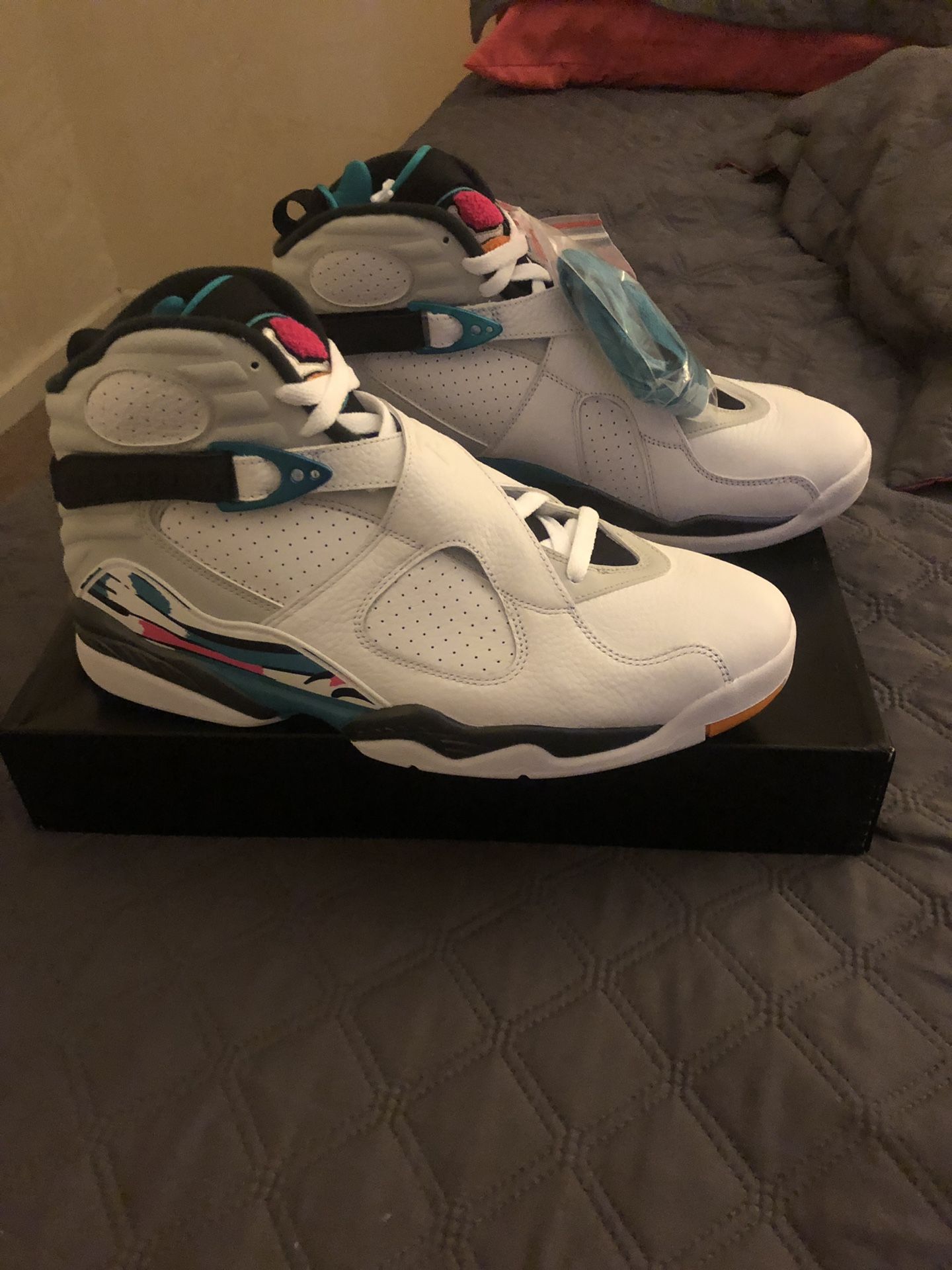 Air Jordan 8 Retro! South Beach! Still in box! Brand New! Size 12