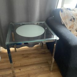 Glass Side Table