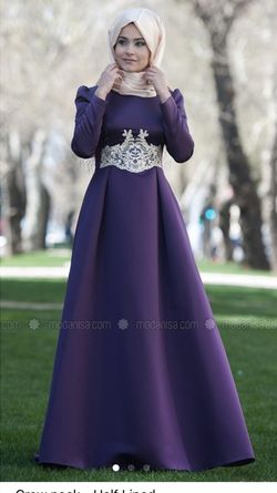 Purple occasion dress size 42