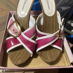 Pink Sandal Heels