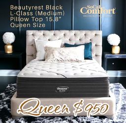 BeautyRest Black L-Class Pillow Top Queen Size