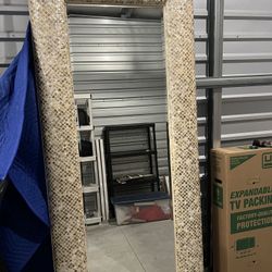 Mother Of Pearl Shell Floor/ Wall Mirror