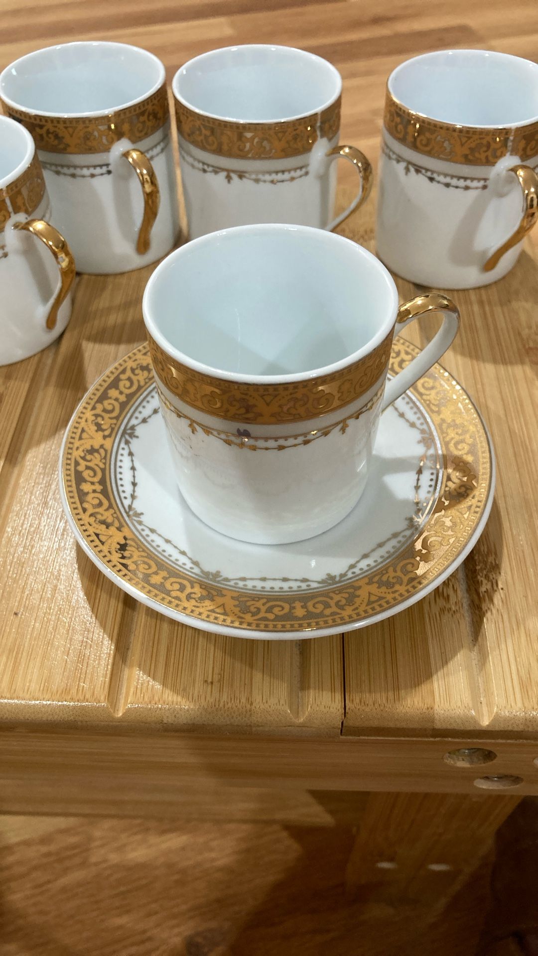 6Pc Oriental Tea Set New