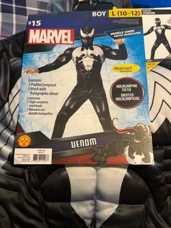 Venom Muscle Chest costume for child size 10-12