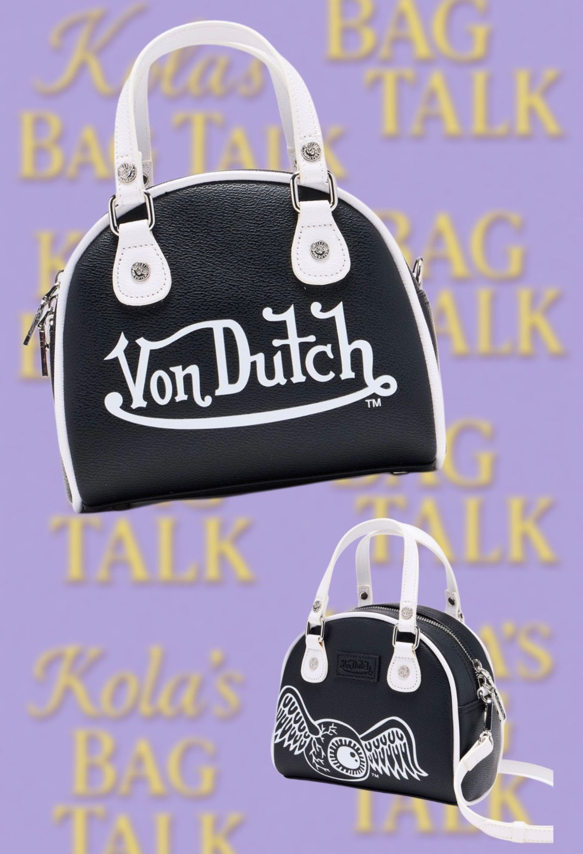 Von Dutch Black Classic 51 Bowling Bag