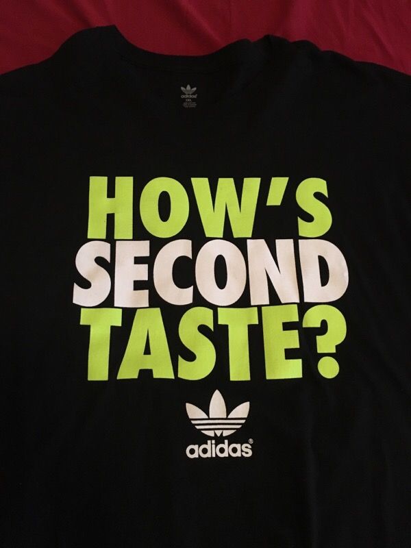 ADIDAS Black & Neon 2XL T-Shirt