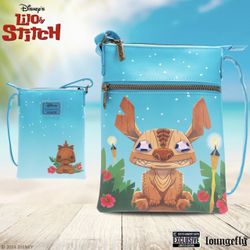 NEW Loungefly Disney Lilo & Stitch Movie Tiki Crossbody Bag Purse