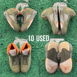 AJ5 Retro ‘Olive 2024’ size 10