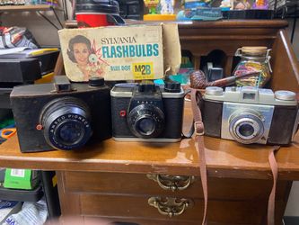 Vintage antique camera lot