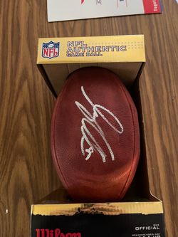Greg Olsen signed NFL Duke football – Chicago Bears Era