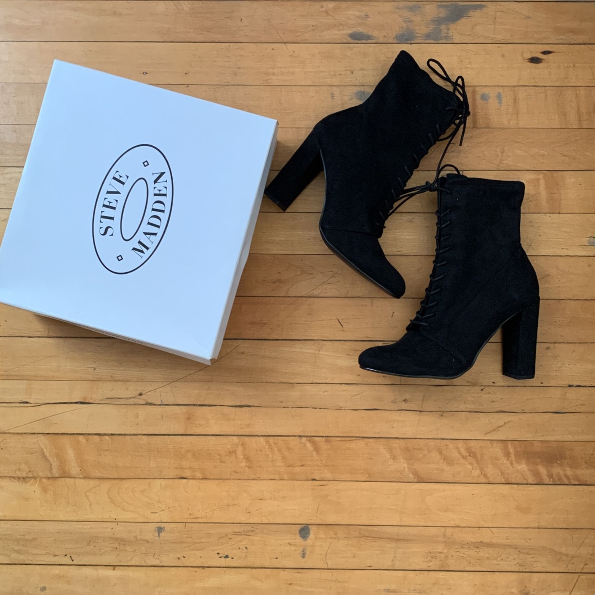 Black Steve Madden Booties