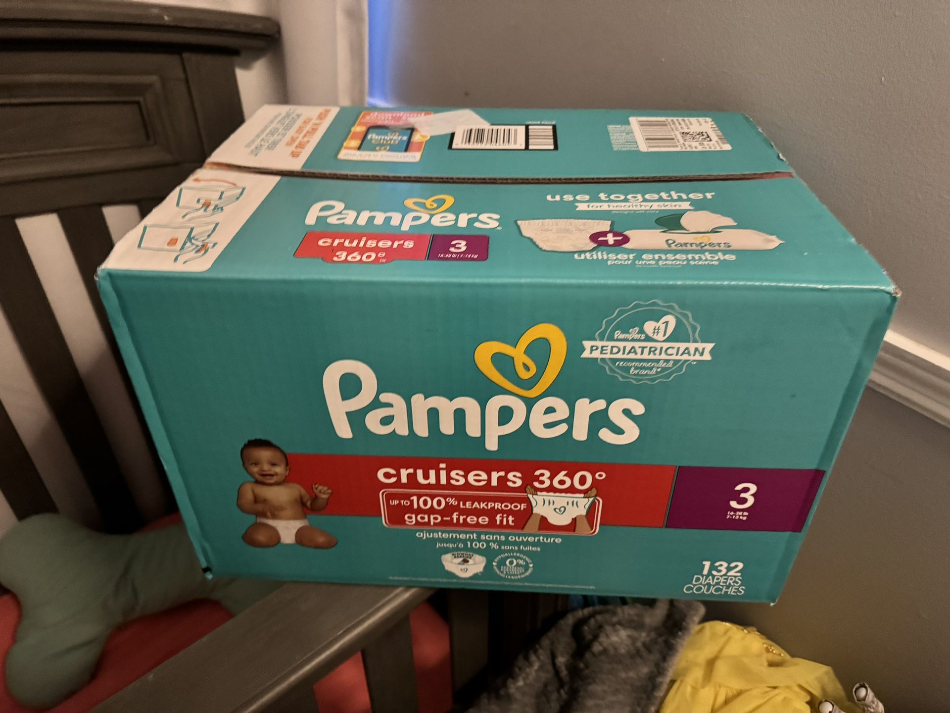 Pampers Cruisers 360 Size 3 Diapers 