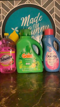 Gain Laundry Detergent, Downy & Fabuloso Bundle