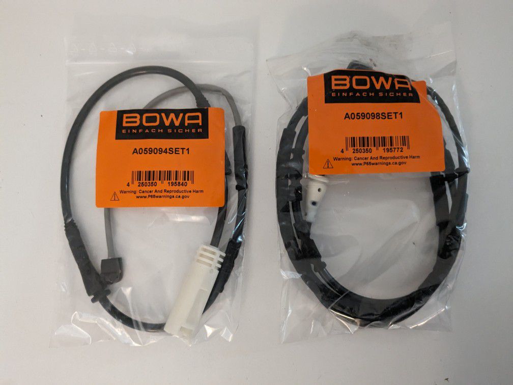 2 PCs BMW Brake Pad Wear Sensor - Bowa A059098