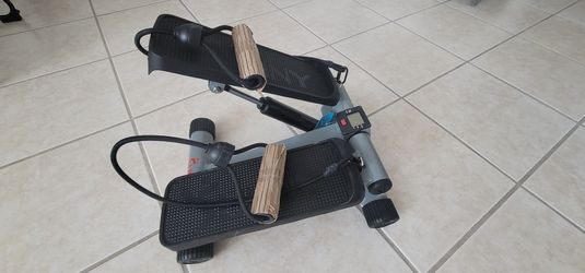 Health and Fitness Mini Stepper With Resistance Bands