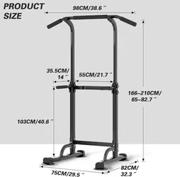 Power Tower Pull Up & Dip Station – Like New