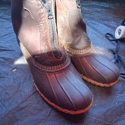 Lands end boots.  Size 10