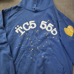 Blue Tc5 Spider Hoodie 