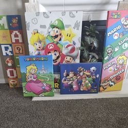 Super Mario Wall Art