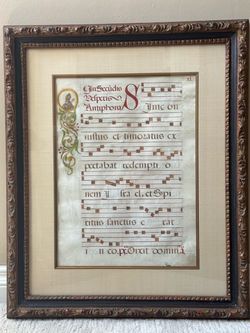 Single Leaf Page from Antiphonarium