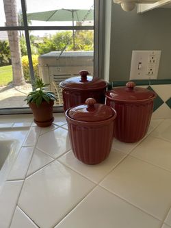 3 Piece  Canister Set