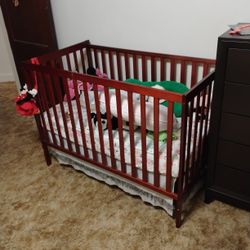 Crib And Mattress Never Used