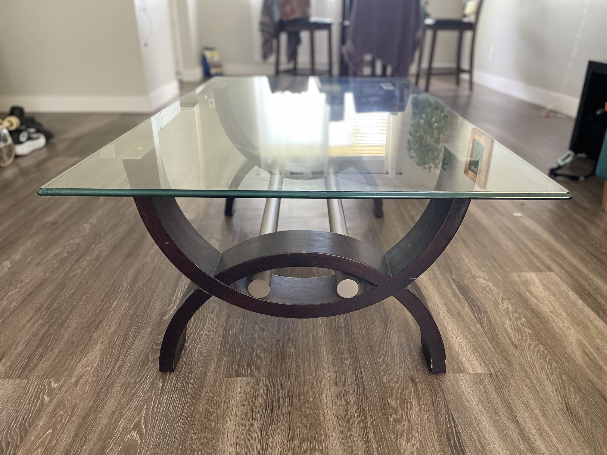 Glass Top Coffee Table