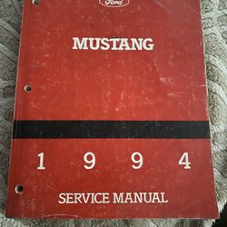 1994 Ford Mustang Service Manual  