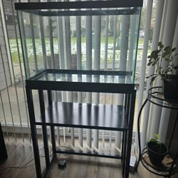 20 Gal Aquarium With Its Stand And Others