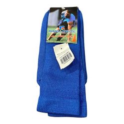 NEW Russell Athletic All Sports Socks in Royal Blue Size Adult Small for Baseball Soccer Football