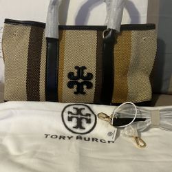 Tory Burch Woven Tote Bag 