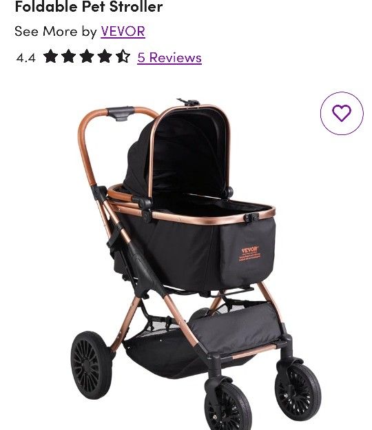 VEVOR Foldable Pet Stroller
