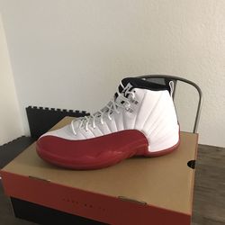 Retro Air Jordan 12… White/Red