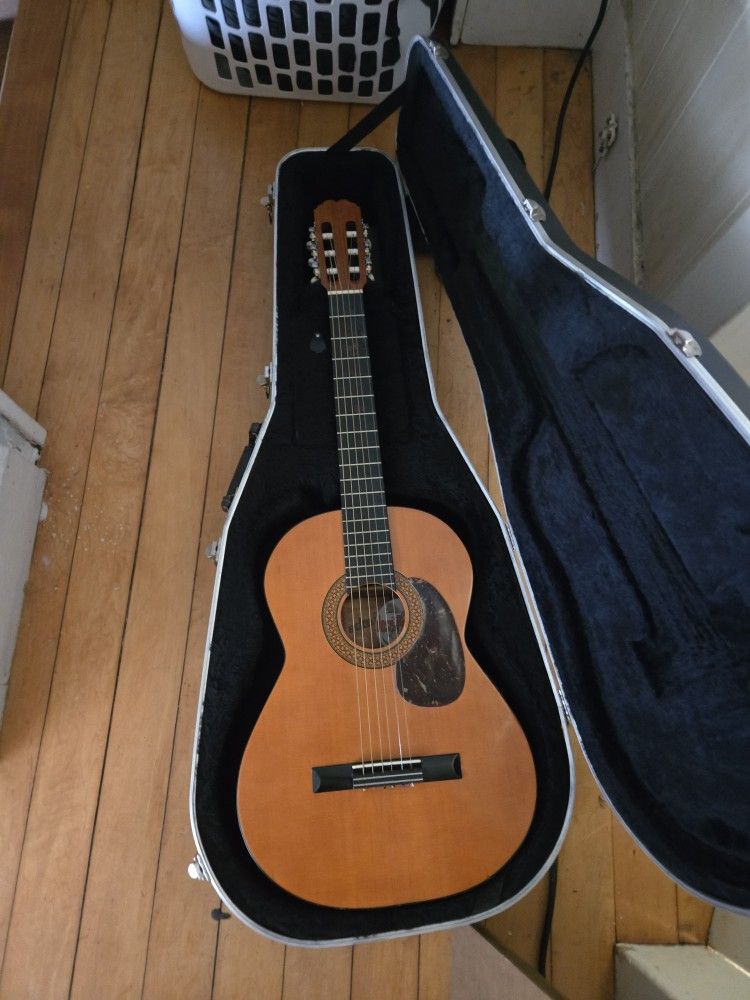 Classical Guitar With Hard Case
