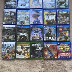 Ps5, Ps4, Xbox 1 Games Negotiable!