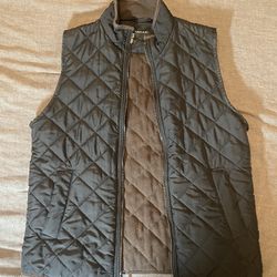 TAHARI Black Textured Vest 