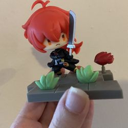 Genshin Impact Figure Klee Diluc Venti Fischi Kaeya Battlefield Heroes Theme Series Action Figure Collectible Doll Model Toys   Please check my sellin