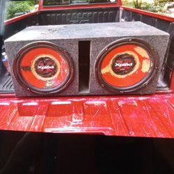 Excellent Working Dual 15" Sony Xplod Subs In The Box 