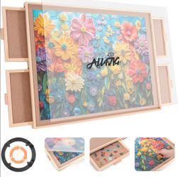 ALL4JIG Rotating Puzzle Board – 3 Sizes Available: 1000, 1500 & 2000 Pieces