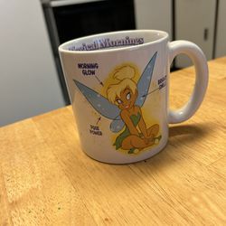 Disney Tinkerbell Coffee /Tea Mug/Cup “Magical Mornings” 