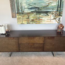 Mid-Century Walnut Credenza 
