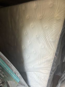 King Euro Pillowtop Firm Mattress used - Good condition