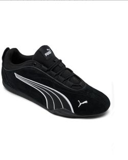Size 7-PUMA Catch Soleil SD Women's Black White Lace Up Low Top Sneakers 403955 03