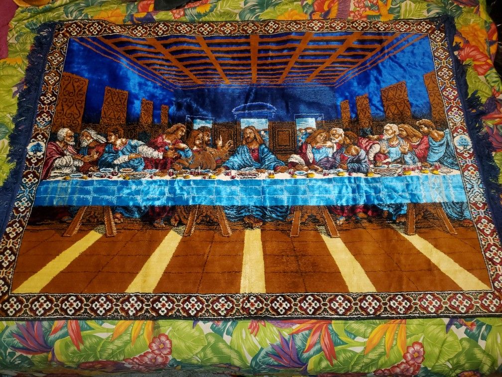 The last supper wall tapestry