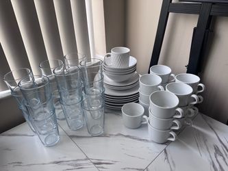 49-Piece IKEA Kitchen & Dishware Starter Set