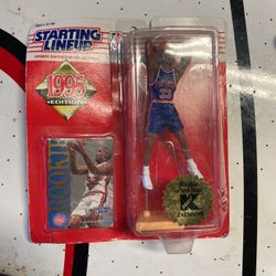 *RARE* NBA 1995 Grant Hill Action Figure And Card