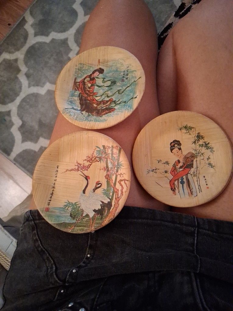 Vintage Bamboo Coasters