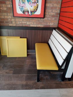 Metal benches