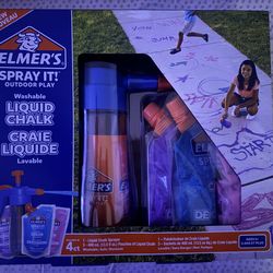 Elmer’s spray it Outdoor Play Liquid Chalk set