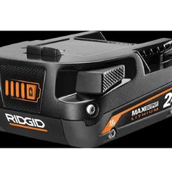 RIDGID Batería de iones de litio de salida máxima de 18V 2.0 Ah

